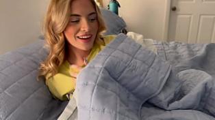 "OMG Step Sis Quit Playing with your Pussy, I Only Wanted to Watch A Movie"