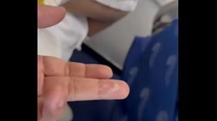 Hooking Up A Pretty Girl&'s Pussy On A Plane