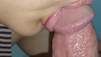A sloppy blowjob from a Pinay teen girlfriend felt very good.