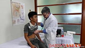 The massage that Asian twink gives to old daddy is more than just a massage.
