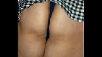 Upskirt with a chubby waist
