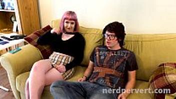 Caitlyn Smith Being a Nerdy Cock and Sucking