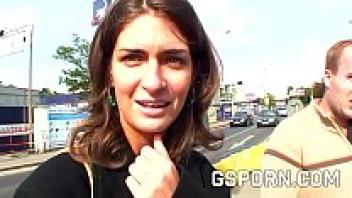 The anal love of an amateur reality show outdoor babe