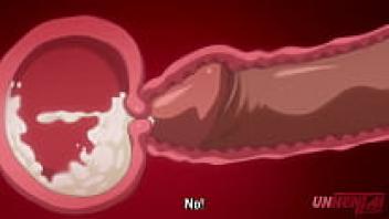 Creampie is played one hundred times in the same pussy [Uncensored] by Hentai.