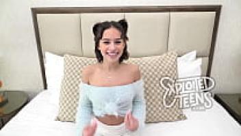 This is her very first pornographic video, and she just turned 18 years old.