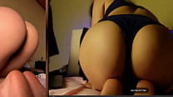 The lady Ana displays a flawless ass.