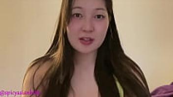 Your sexy Asian roommate is pleading with you to get a hand job.