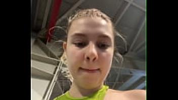 Workouts and masturbation in the fitness center