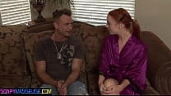 Dong massages are performed by a teenage redhead.