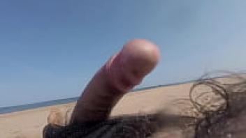 Having a bowl that is see-through on the beach