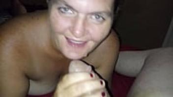 suckle licking my cock, babe