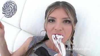 5on1 tiny gangbang with the incredibly hot and superb DP of Gina Gerson, a teenager