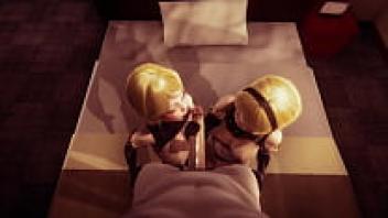 The twins from the Nier: Automata 3D hentai animation were my favorite characters.