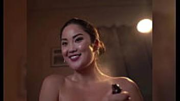 Striptease with an Upskirt at an Amateur Asian