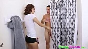 Stepsister Affectionately Sucks on Stepbrother's Cock