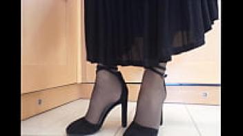 Stockings with suspenders from the past