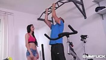 In love with the gym, babe 69 years ago, Ashely Ocean was seen sucking on a massive dong.