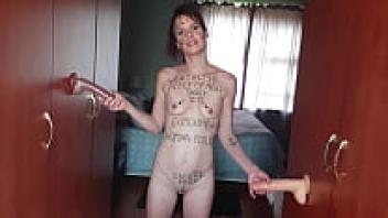 gangbang daydream of a skinny petite lady who fantasizes about having more than one cock