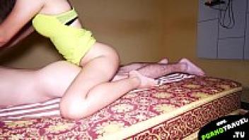 Massage with body oil and passionate love
