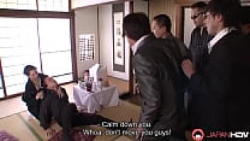 Taking a seat inside the hot and eager pussy of the boss of the company