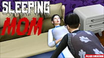 Asian stepmother and stepson had sexual relations with a Korean girl after they share the same room.