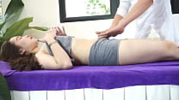 Japanese massage given to a lovely girl