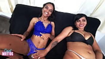 The naughty wife's buddy was brought by her husband so that the two of them may eat each other together. A little bit in the arse of the wife, and a little bit in the arse of her friend