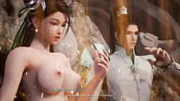 The fourth installment of the Sword and Fairy 7 Nude Girls gameplay features a battle against Kuiyu and her friends.