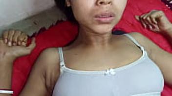 A blowjob or tight pussy intercourse performed by an amateur Indian Bhabi