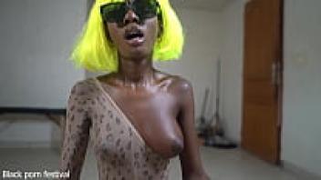 The ebony body and tits that she possesses are flawless, and she is also a silly person.
