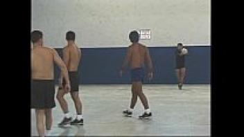 A gangbang at the gym