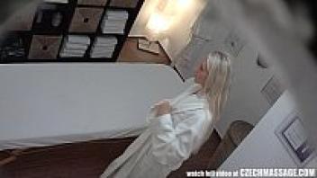 As an added bonus, a stunning blonde receives an oil massage and love.