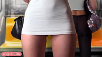 The virtual reality experience with Jeny Smith is called Upskirt Flashing in Subway.