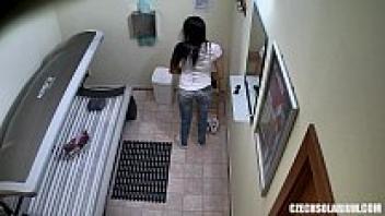 Detecting Pussy Fingers, a Brunette Teen