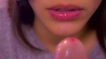 japanese blowjob with cum in oral cavity