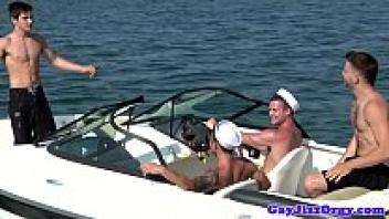 An outdoor orgy with Chip Young featuring gay sailors