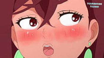 Dandadan Hentai, Cartoon, Parody (2025)! Okarun sneaks a peep at Momo when she is naked in a massage parlor!