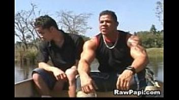 Extremely passionate bareback love with a Latino gay