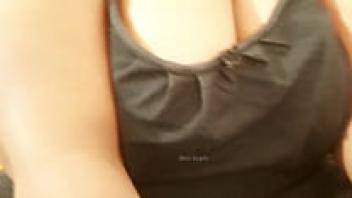 young college student from Vietnam displaying her tits