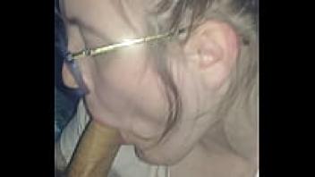 Sucking cock by the wife