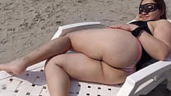 A stepmother who is an exhibitionist gets a recording of her stepson on the beach in Miami according to FULLONXRED.