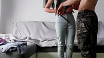 My stepsister, who is already a virgin, sneaks into my room to have sex.