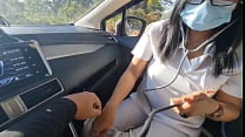 This public sex was out of the ordinary for the private nurse! Lover of the Philippines