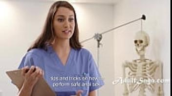 According to Bella Rolland and Jennifer White, a nurse normalizes anal for the stepmother and stepson.