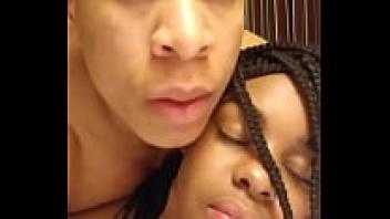 Even in the hotel room, Ebony enjoyed being harsh and unpleasant.