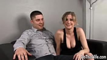 His wife, Lya Pink, is getting a massive facial from the BBC, and Cuckold is watching it all.
