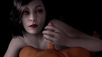 The Resident Evil Village 3D Porn Parody features Alcina Dimitrescu doing a handjob from the point of view.