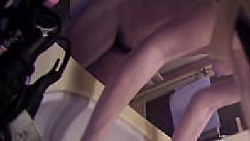 A bristle wife who is 48 years old and is in the dressing room bath voyeur 3