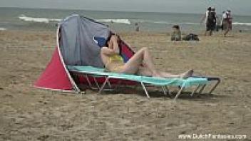 The Dutch Teenagers' Love for Outdoor Beach Massage