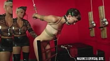Kaera Cruz, a Bondage babe, was completely dominated by Maxine X, a seductive lesbian!